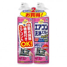 日本 EARTH 免水洗冷氣清潔劑 (花香味) (1套2支)